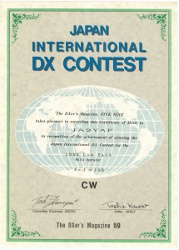 JAPAN INTERNATIONAL DX